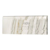 Calacatta Gold Italian Premium Marble 4X12 Surface - Bullnosed/Long - Edge - Bullnosed Tile Polished - Honed - SurfacesGalorePolished