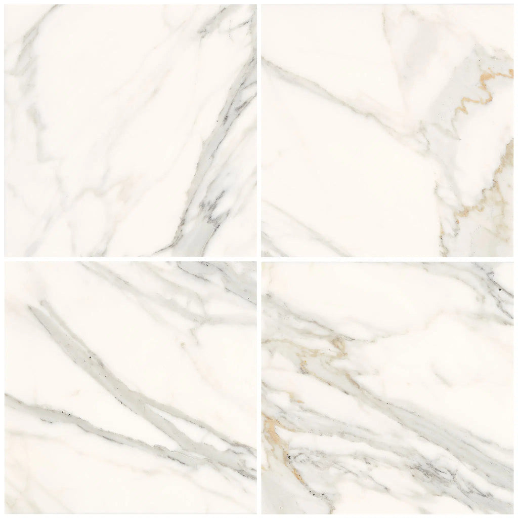 Calacatta Gold Marble 18X18 Polished-Honed