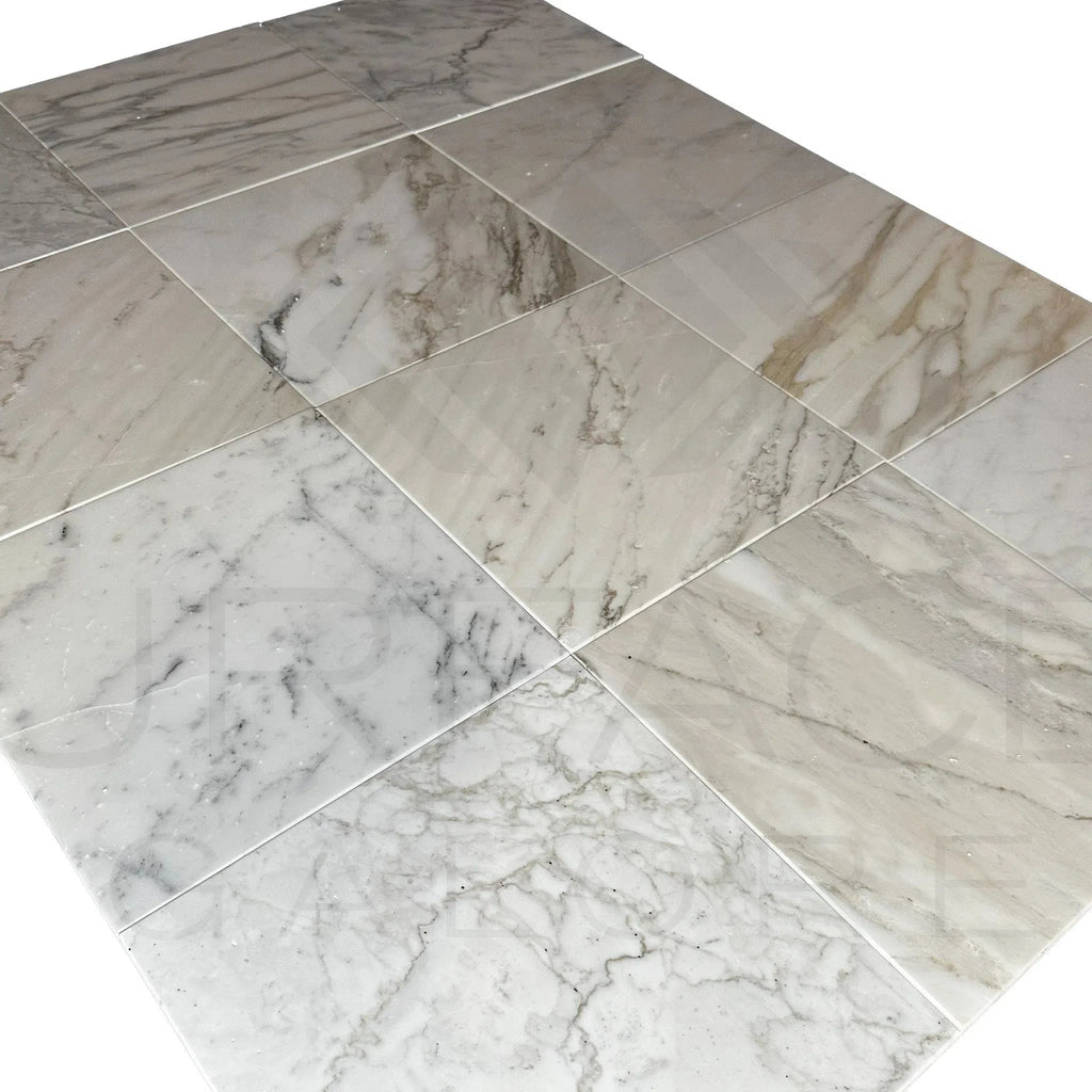 Calacatta Gold Medley 12X12 Polished Marble Tile 300 Sq.Ft. $6.49/Sq.Ft.