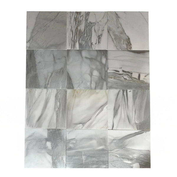 Calacatta Gold Medley 12X12 Polished Marble Tile 300 Sq.Ft. $6.49/Sq.Ft.