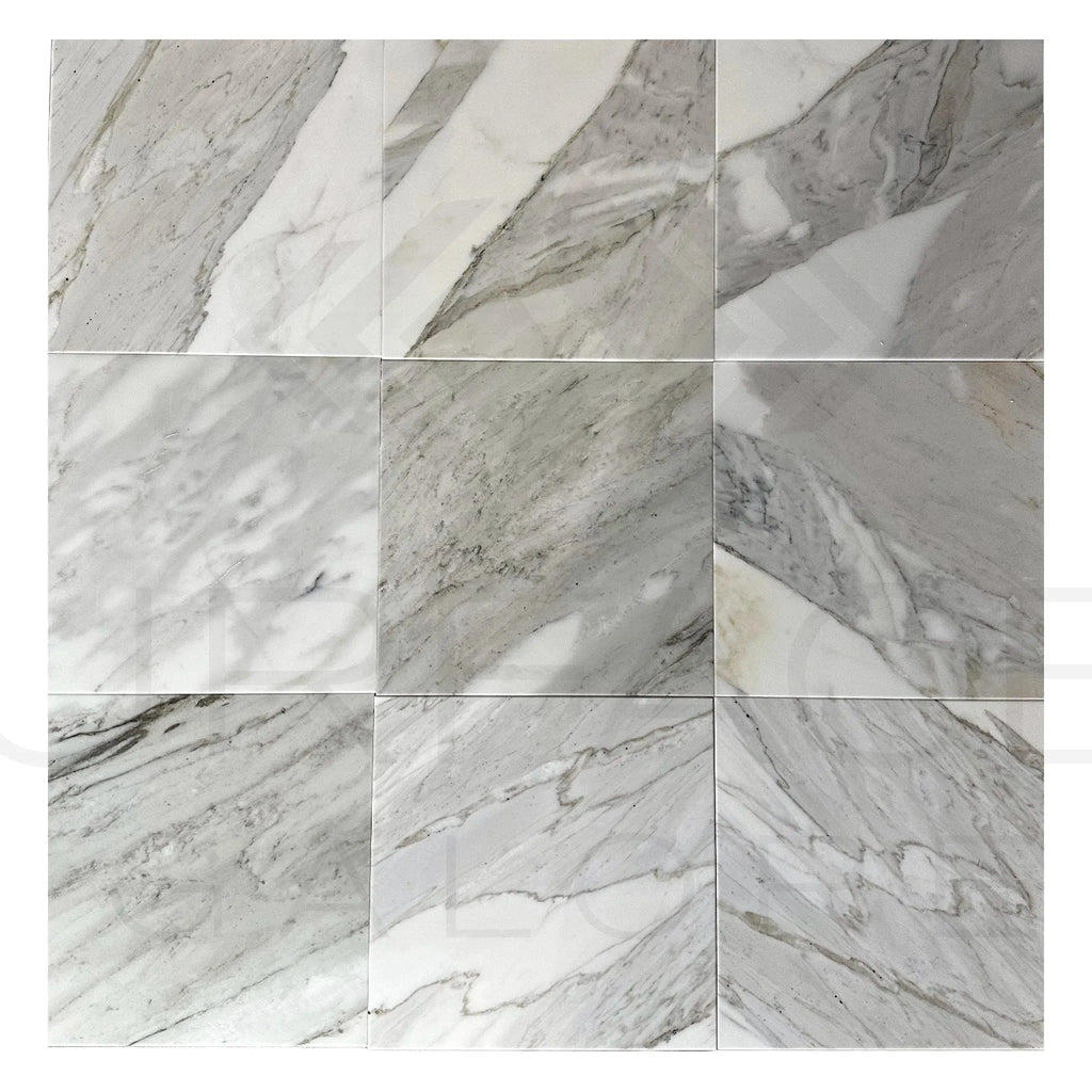 Calacatta Gray 12X12 Polished Marble Tile 300 Sq.Ft. $6.96/Sq.Ft.