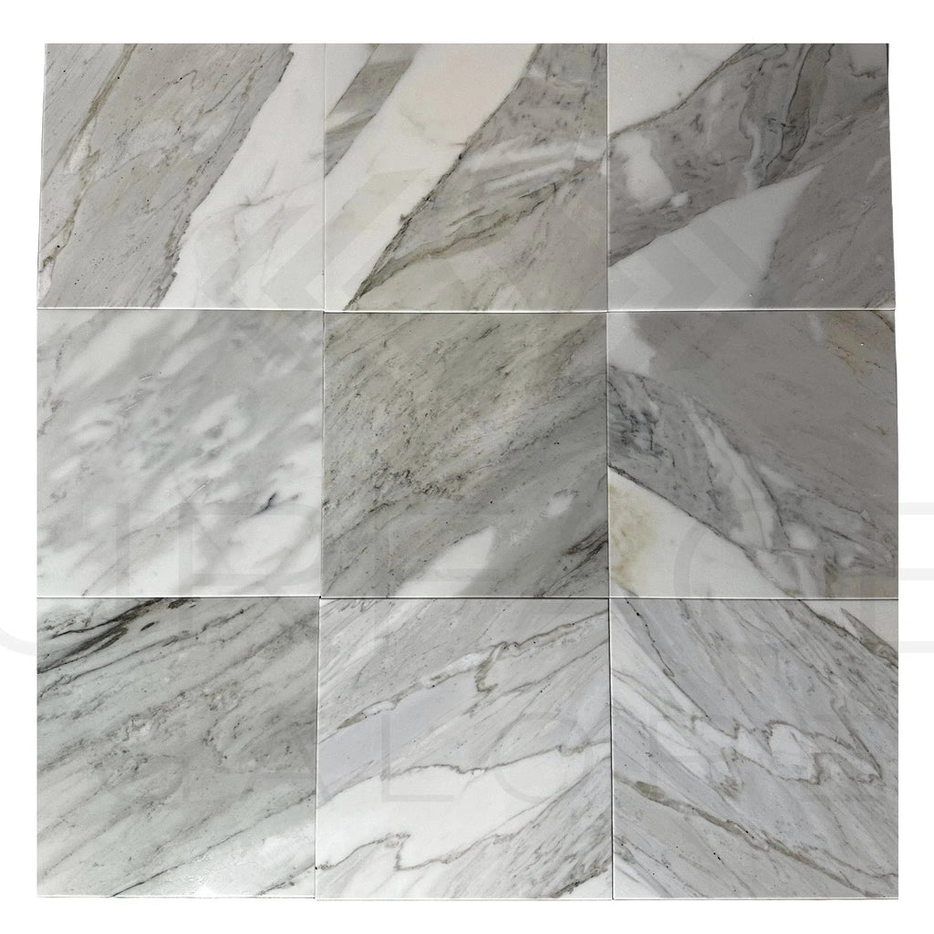 Calacatta Gray 12X12 Polished Marble Tile 300 Sq.Ft. $6.96/Sq.Ft.