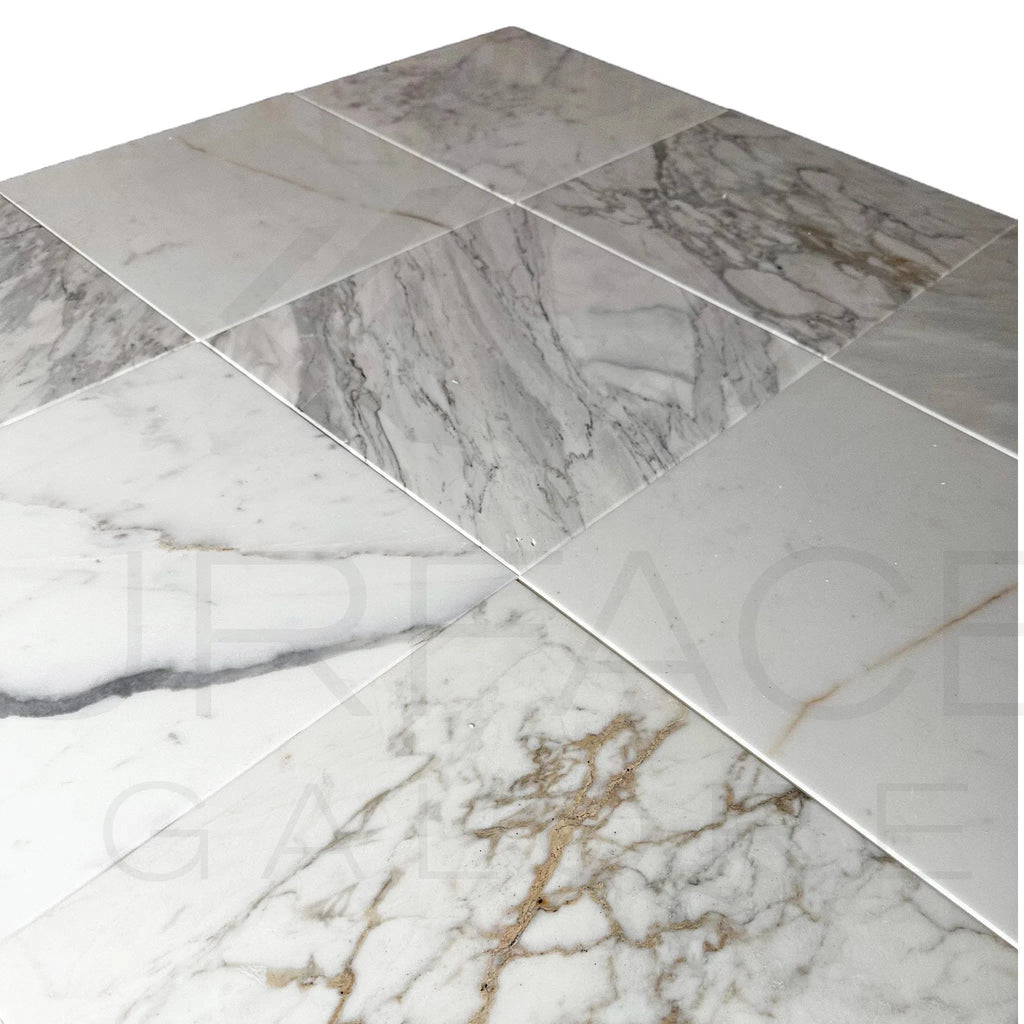 Calacatta Medley 12X12 Polished Marble Tile 300 Sq.Ft. $6.96/Sq.Ft.