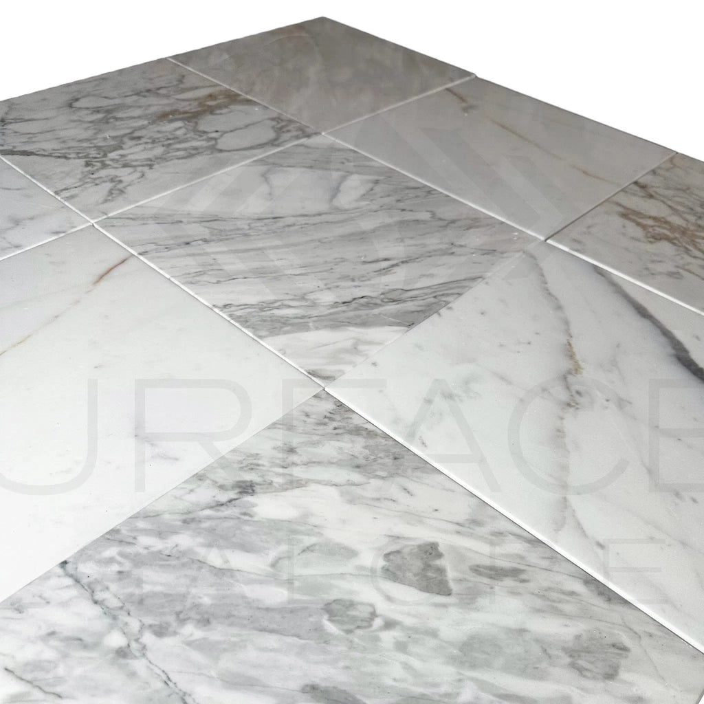 Calacatta Medley 12X12 Polished Marble Tile 300 Sq.Ft. $6.96/Sq.Ft.