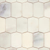 Calacatta Olive Green Marble Picket Mosaic Tile Polished - Honed - SurfacesGalorePicket MosaicPolished