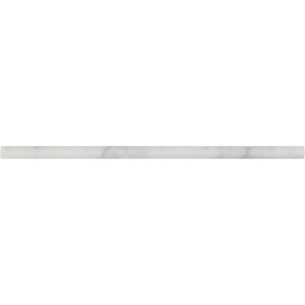 Carrara White 1/2X12 Pencil Liner Polished