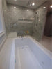 Carrara White Bamboo Sticks (Thassos+Carrara+Ming Green) Mosaic Polished-Honed