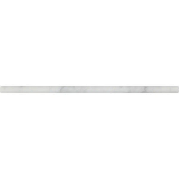 Carrara White Italian Premium 1/2X12 Pencil Liner Polished - SurfacesGalorePolished