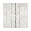 Carrara White Italian Premium 2X2 Mosaic Marble Tile Polished-Honed