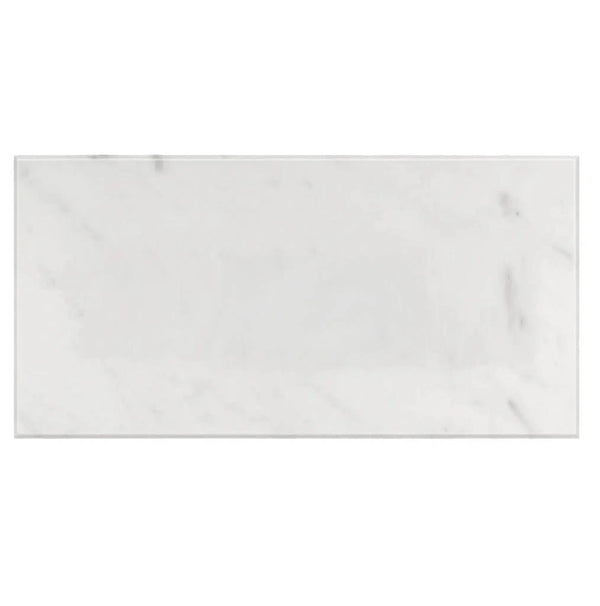 Carrara White Italian Premium Marble 12X24 Polished-Honed