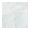 Carrara White Italian Premium Marble 24X24 Polished-Honed