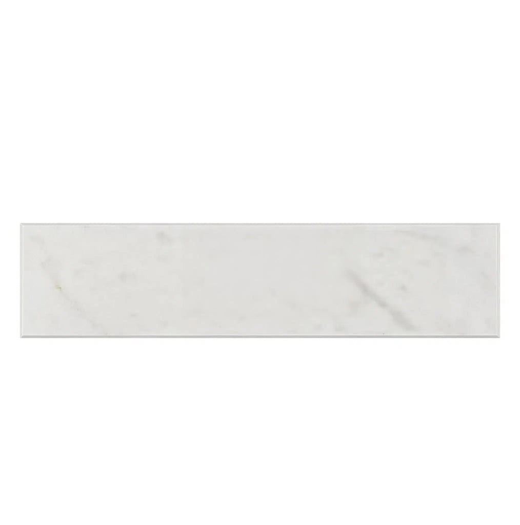 Carrara White Italian Premium Marble 2X8 Polished-Honed