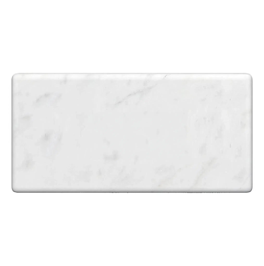 Carrara White Italian Premium Marble 3X6 Tumbled