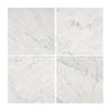 Carrara White Italian Premium Marble 4X4 Polished-Honed