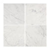 Carrara White Italian Premium Marble 4X4 Polished-Honed