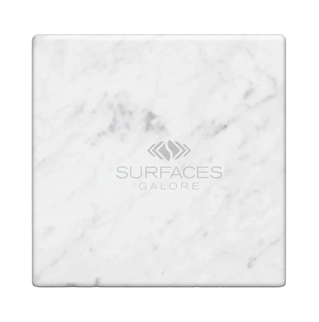 Carrara White Italian Premium Marble 6X6 Tumbled