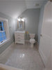 Carrara White Manhattan (Random-Strip) Mosaic Marble Tile Polished-Honed