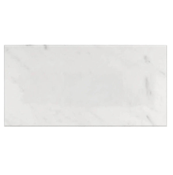 Carrara White Marble 12X24 Polished-Honed