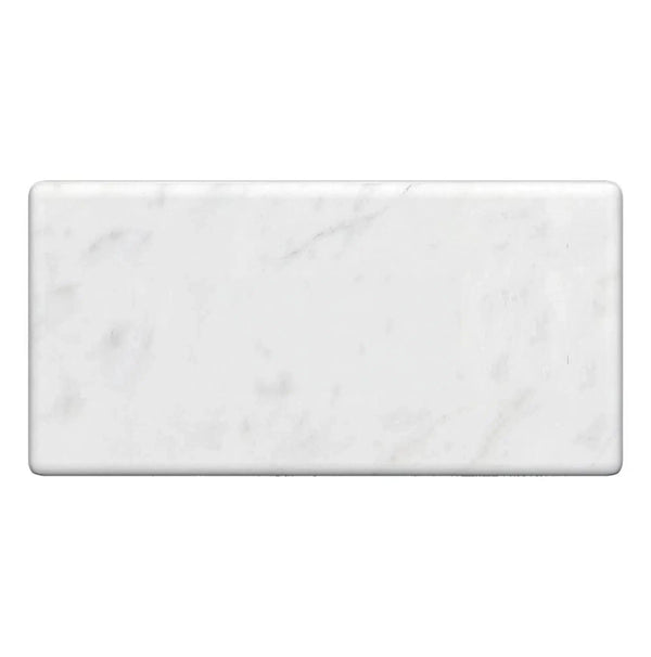 Carrara White Marble 3X6 Tumbled