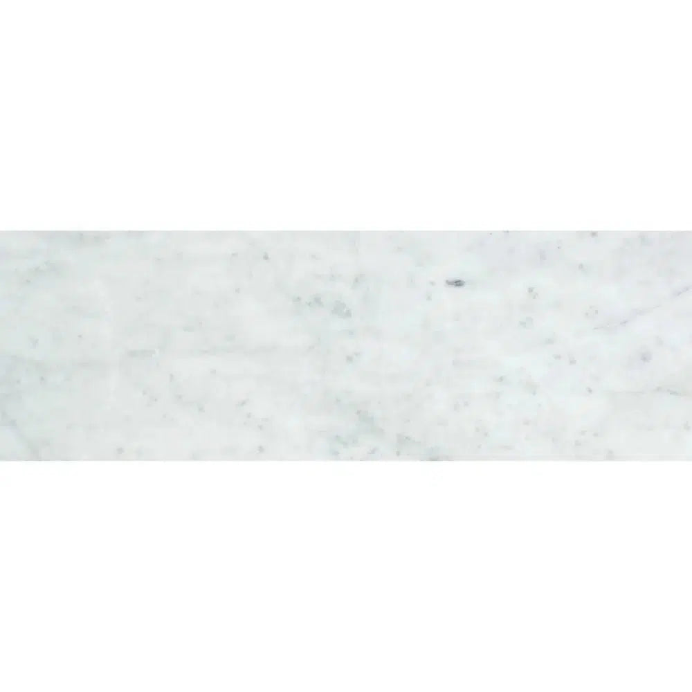 Carrara White Marble 4X12 Polished-Honed