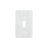 Carrara White Marble Single TOGGLE Plate Switch Wall Plate/Cover Plate/Switch Plate