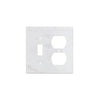 Carrara White Marble TOGGLE - DUPLEX Switch Wall Plate/Cover Plate/Switch Plate