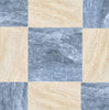 Checkerboard Bardiglio and Diano Royal Marble 12X12 Set