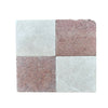 Checkerboard Calacatta Gold Marble and Diano Royal Marble 12X12 Set