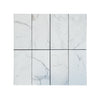 Checkerboard Calacatta Gold Marble and Diano Royal Marble 12X12 Set - marble,floor marble,marble floor tile,marble