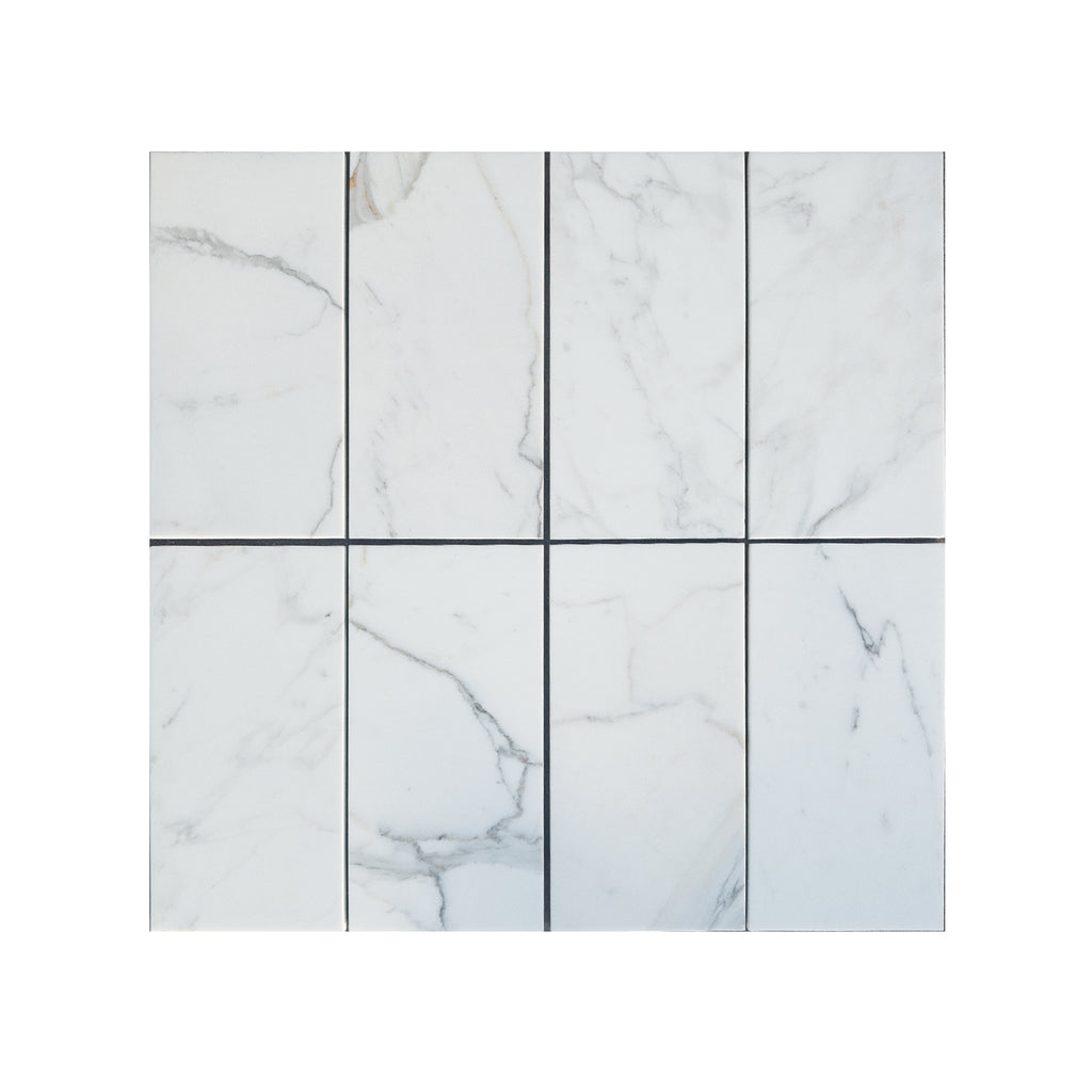 Checkerboard Calacatta Gold Marble and Diano Royal Marble 12X12 Set - marble,floor marble,marble floor tile,marble