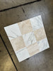 Checkerboard Calacatta Gold Marble and Diano Royal Marble 12X12 Set