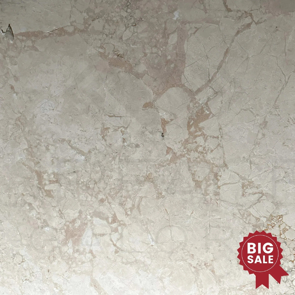 Classic Beige / Bottocino Marble 24X24 Polished Tile 300 Sq.Ft. - Discounted, Marble/Travertine Clearance Sale - SurfacesGalore