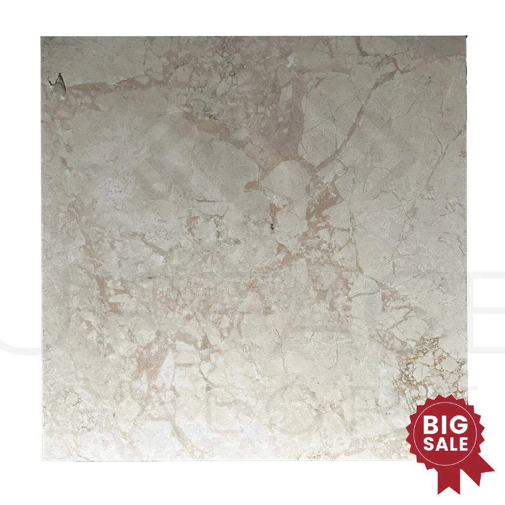 Classic Beige / Bottocino Marble 24X24 Polished Tile 300 Sq.Ft. - Discounted, Marble/Travertine Clearance Sale - SurfacesGalore