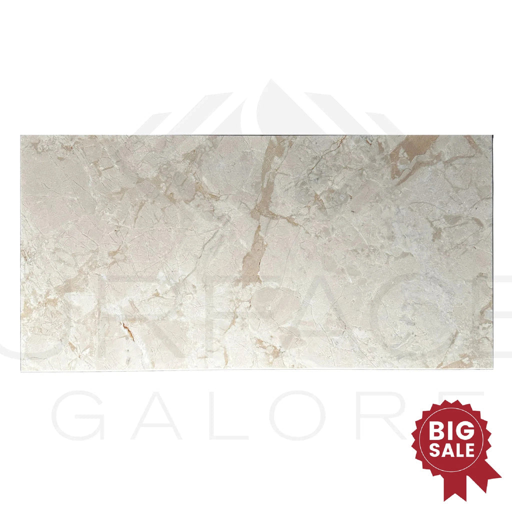 Classic Beige Marble 12X24 Polished Tile 300 Sq.Ft. - Discounted, Marble/Travertine Clearance Sale - SurfacesGalore