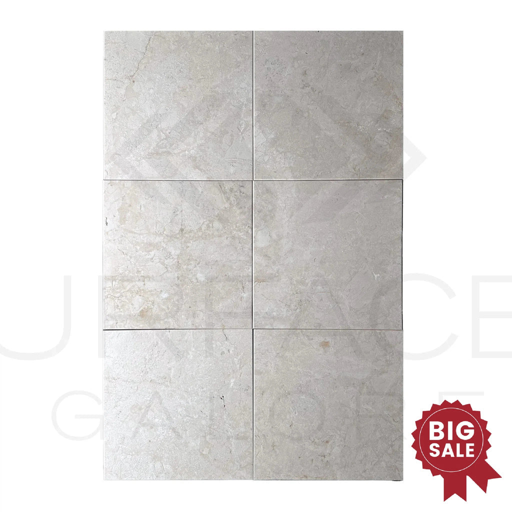 Classic Beige / White Marble 12X12 Polished Tile 140 Sq.Ft. - Discounted, Marble/Travertine Clearance Sale - SurfacesGalore