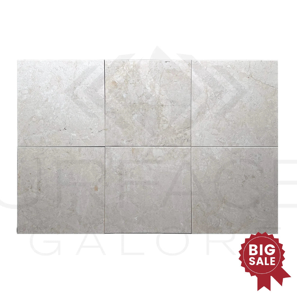 Classic Beige / White Marble 12X12 Polished Tile 140 Sq.Ft. - Discounted, Marble/Travertine Clearance Sale - SurfacesGalore