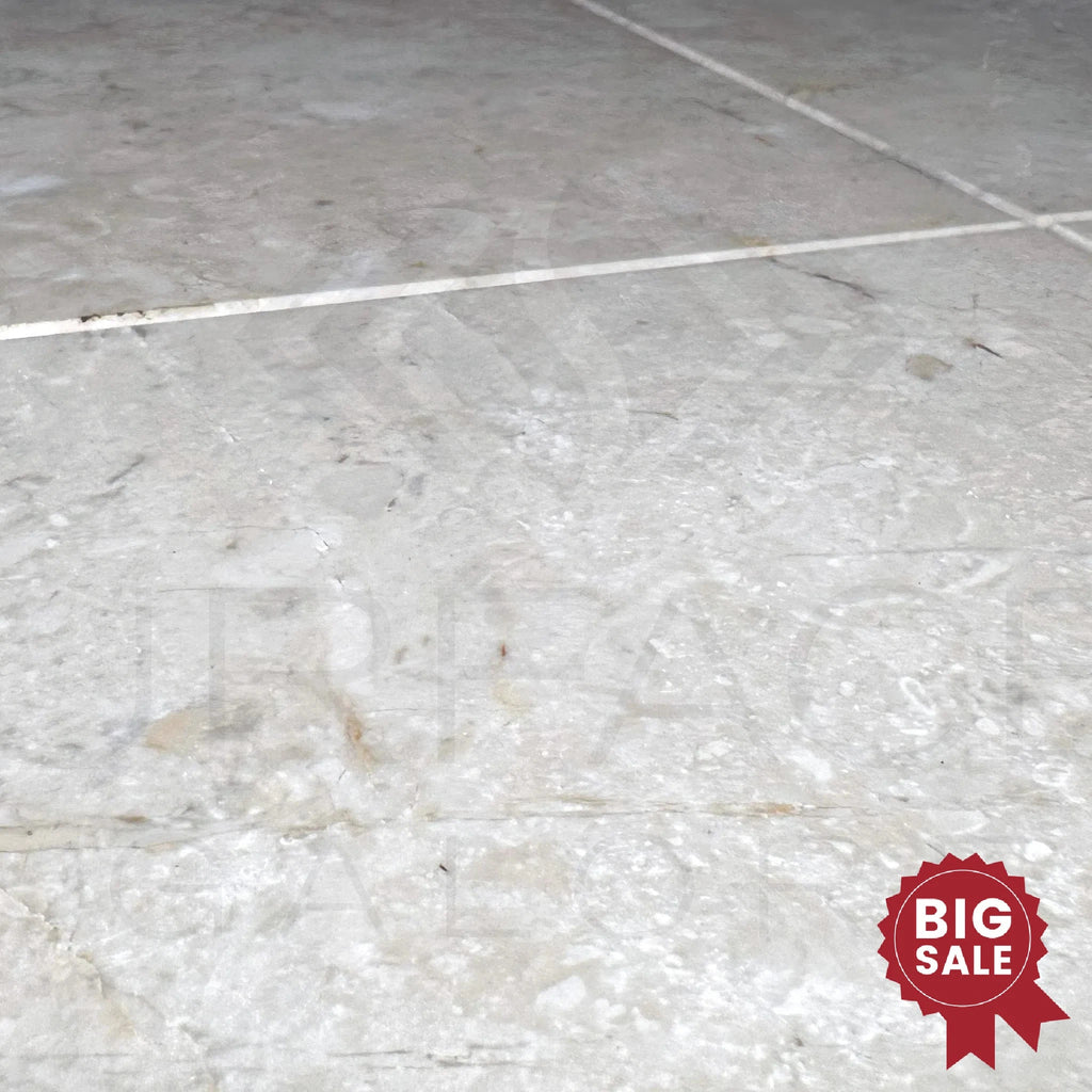 Classic Beige / White Marble 12X12 Polished Tile 140 Sq.Ft. - Discounted, Marble/Travertine Clearance Sale - SurfacesGalore