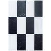 Bianco Dolomite 6X12 and Nero Marquina 6X12 Set