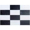 Bianco Dolomite 6X12 and Nero Marquina 6X12 Set