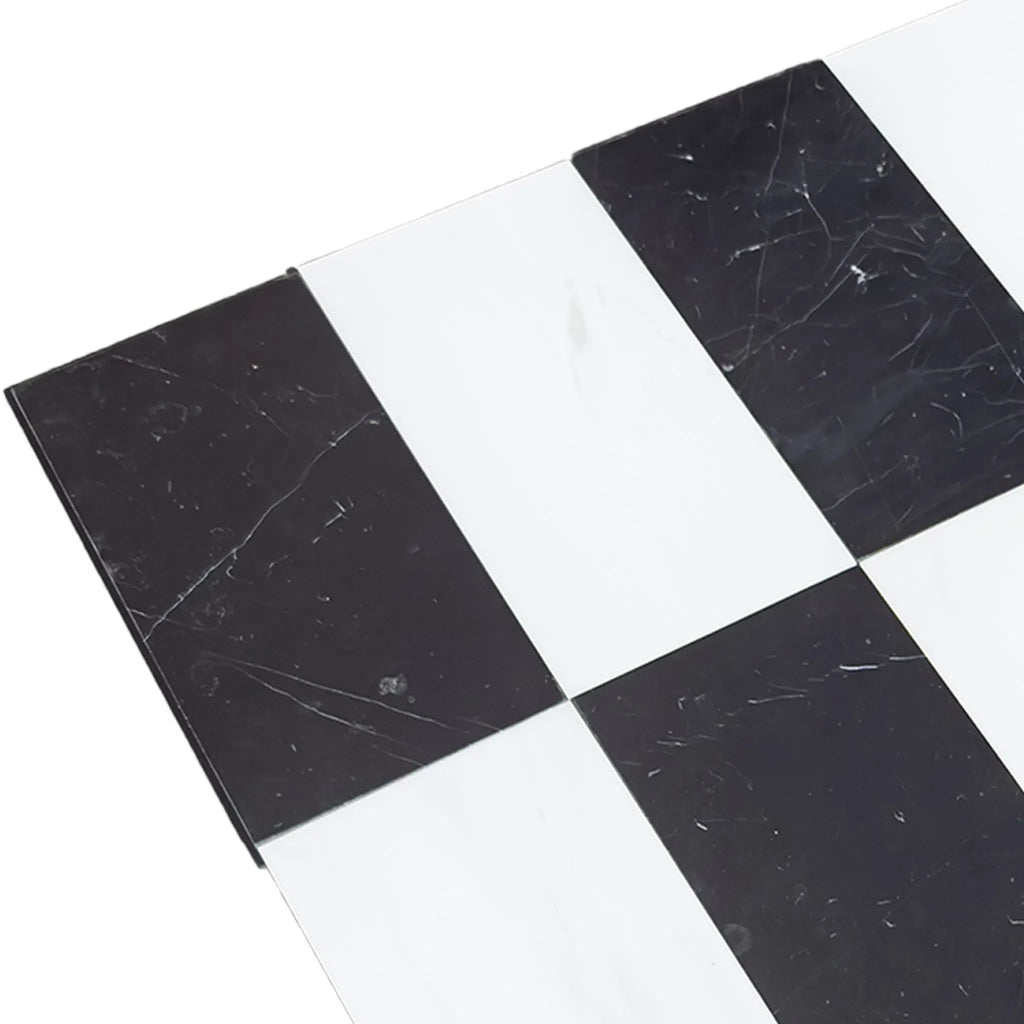 Bianco Dolomite 6X12 and Nero Marquina 6X12 Set