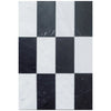 Carrara White 6X12 and Nero Marquina 6X12 Set