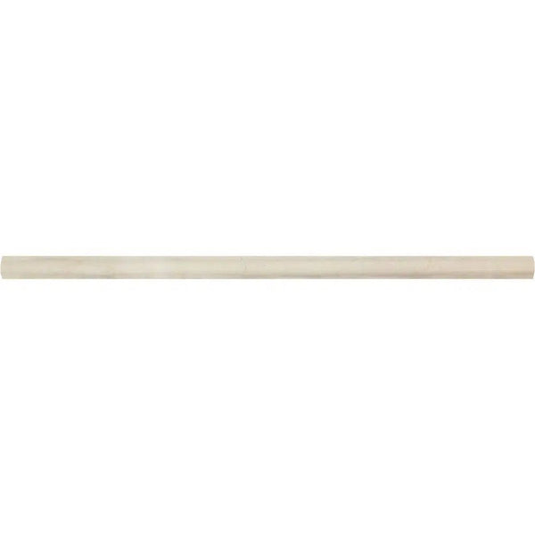 Crema Marfil Marble 1/2X12 Pencil Liner Polished - Honed - SurfacesGalorePolished