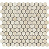 Crema Marfil Marble 1X1 Hexagon Mosaic Polished - Honed - SurfacesGalorePolished