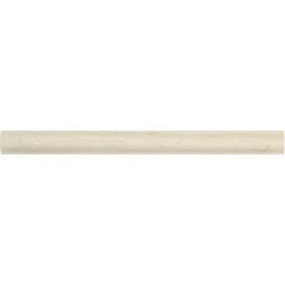 Crema Marfil Marble 1X12 Quarter - Round Trim Liner Polished - Honed - SurfacesGalorePolished