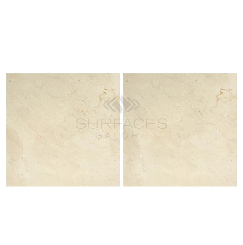 Crema Marfil Marble 24X24 Polished - Honed - SurfacesGalorePolished