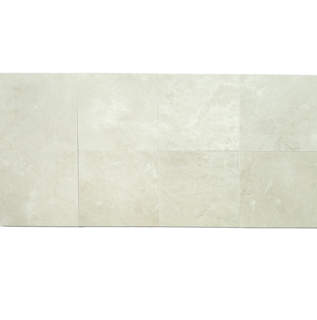 Crema Marfil Marble 2X12 Crown (Mercer) Molding Liner Polished-Honed