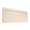 Crema Marfil Marble 4 3/4X12 Baseboard Trim Liner Polished-Honed