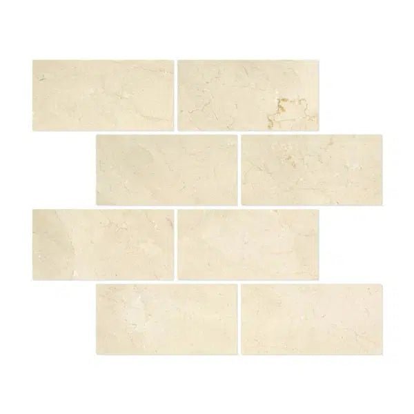 Crema Marfil Marble 6X12 Polished - Honed - SurfacesGalorePolished