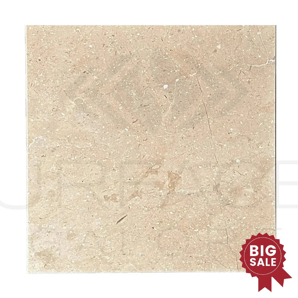 Dark Beige / Cream / Brown Marble 12X12 Polished Tile 310 Sq.Ft. - Discounted, Marble/Travertine Clearance Sale - SurfacesGalore