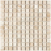 Diano Royal (Queen Beige) Marble 1X1 Mosaic Polished - SurfacesGalore